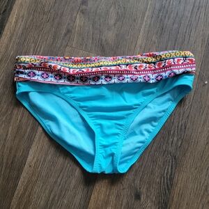 Colorful Patterned Women's Swim Bottom